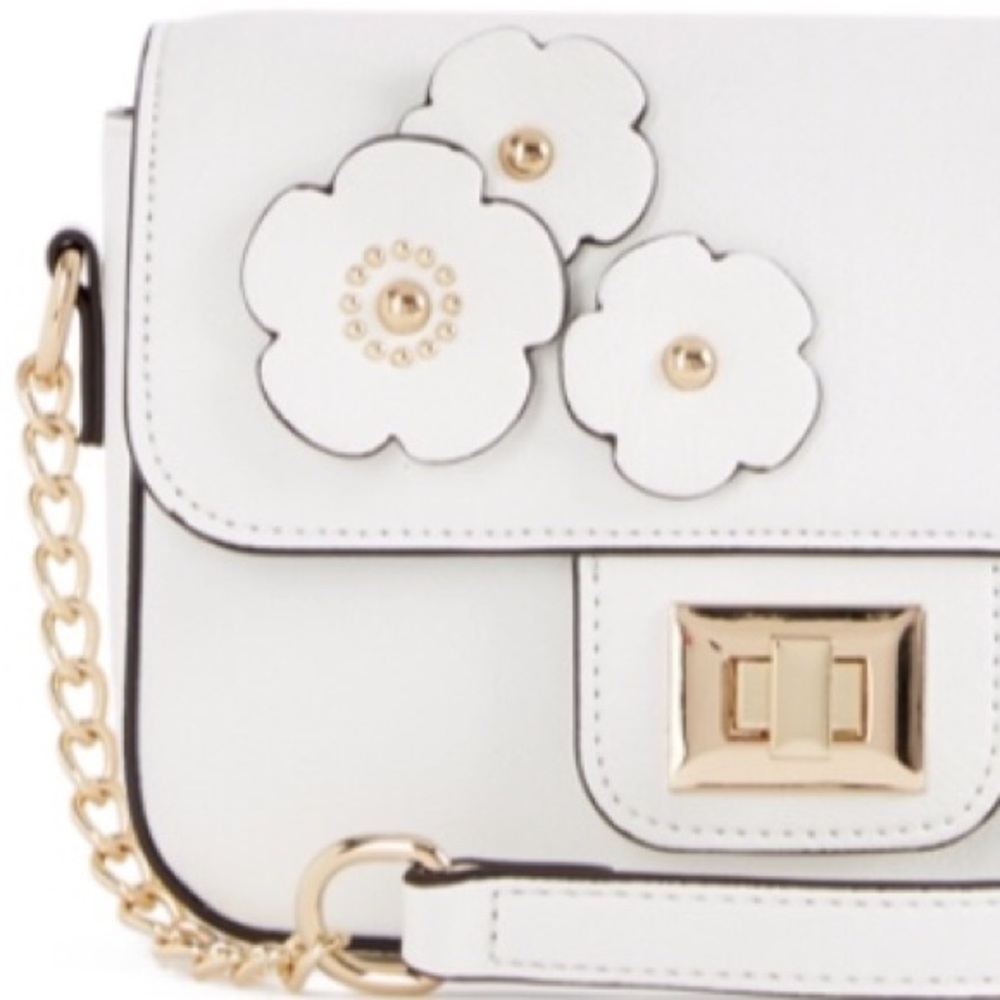 Small sized white purse